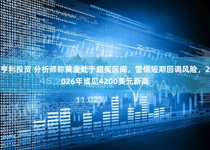 亨利投资 分析师称黄金处于超买区间，警惕短期回调风险，2026年或见4200美元新高